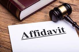 Affidavit (शपथ पत्र)